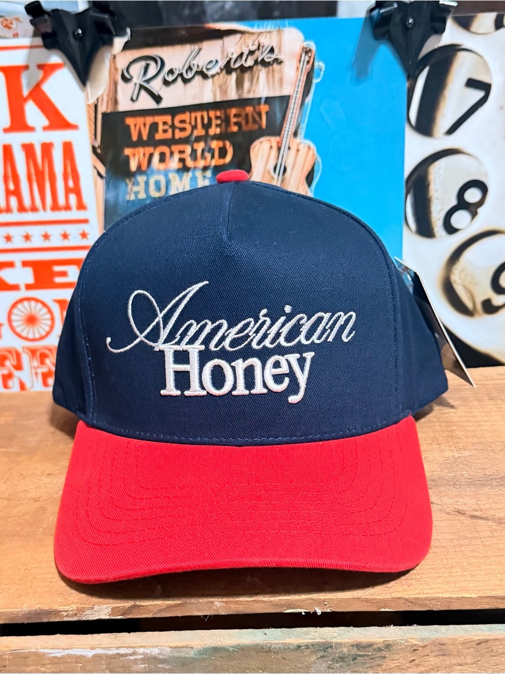 American Honey Embroidered Hat
